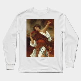 Bacchante by Frederic Leighton Long Sleeve T-Shirt